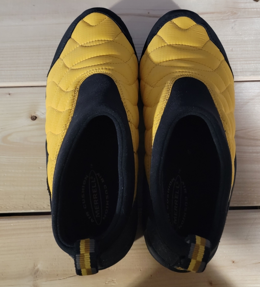 MERRELL Alpine Yellow Slip-on Quilted Hiking Shoes